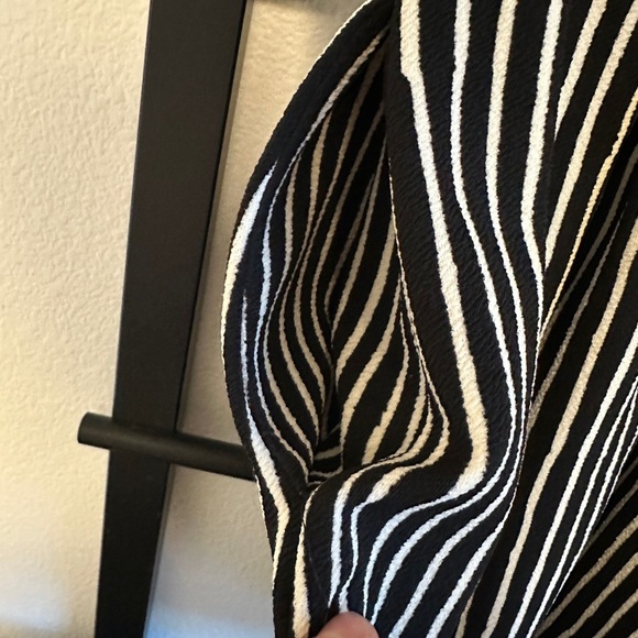 Lularoe Black and White Striped Dress - Picture 4 of 4